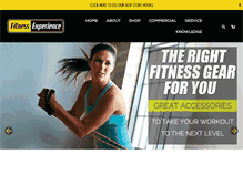 Tablet Screenshot of fitnessexperience.ca